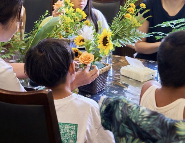 今年の夏はひまわりと一緒に笑顔が満開